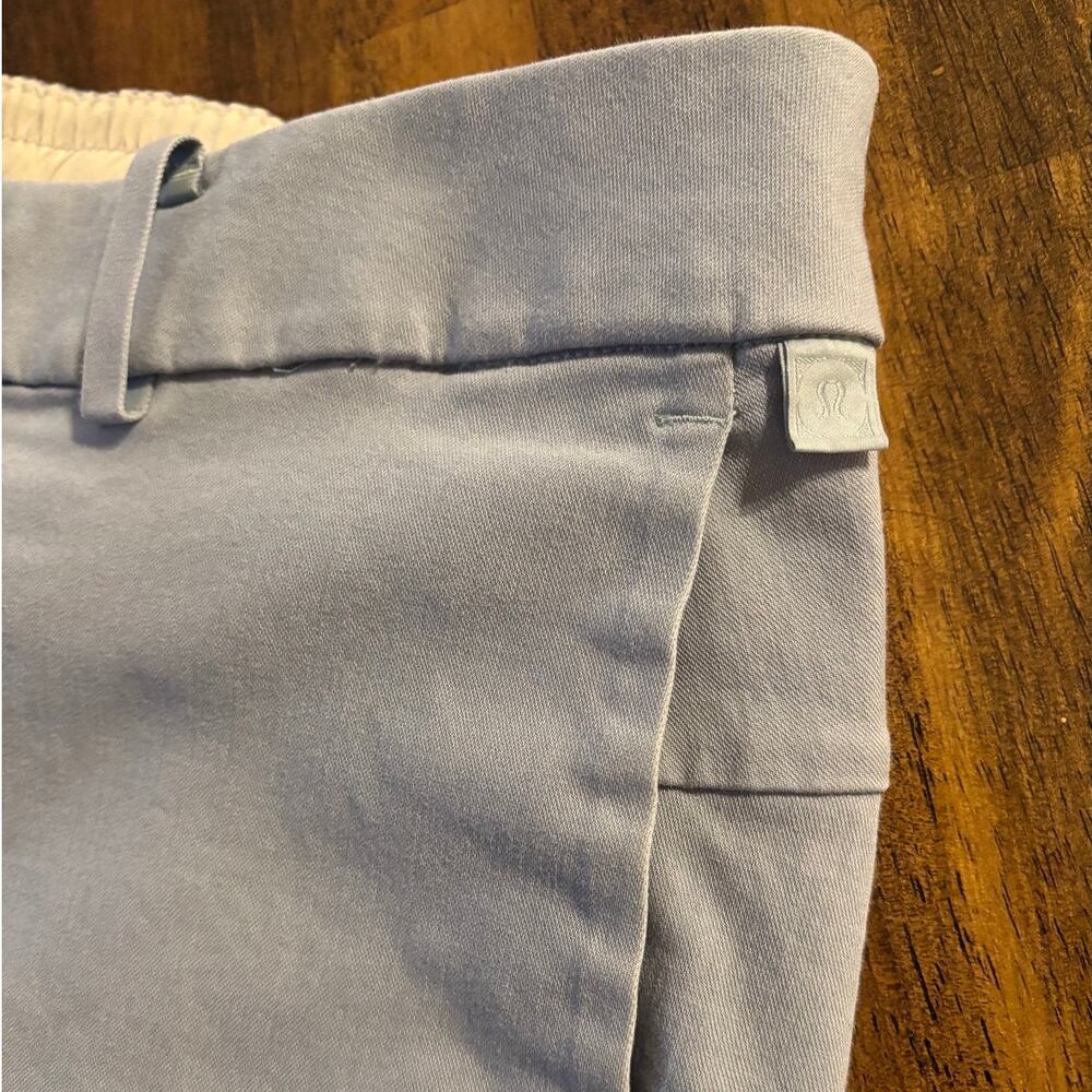 Lululemon Men's 36 x 29 Pant Shadow Lite Oxford Chino Cotton Blend Light Blue - Picture 7 of 13